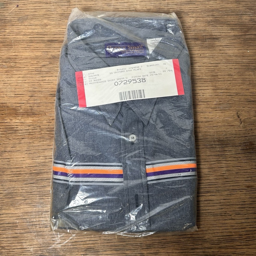 Horace Small Short Sleeve Shirt Fedex Mens 5XL Mechanics Maintenance Shirt NEW